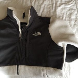 White Northface fleece